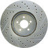 227.47024R by CENTRIC - Select Sport Drilled & Slotted Rotor, Right