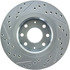 227.49008L by CENTRIC - Select Sport Drilled & Slotted Rotor, Left