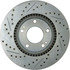 Centric 227.51015L Disc Brake Rotor Select Sport Drilled & Slotted Rotor, Left
