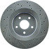 227.58003R by CENTRIC - Select Sport Drilled & Slotted Rotor, Right