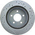 227.61021R by CENTRIC - Select Sport Drilled & Slotted Rotor, Right