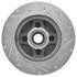 Centric 227.61026R Disc Brake Rotor and Hub Assembly Select Sport Drilled & Slotted Rotor, Right