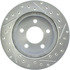 227.61037R by CENTRIC - Select Sport Drilled & Slotted Rotor, Right