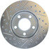 227.61041L by CENTRIC - Select Sport Drilled & Slotted Rotor, Left