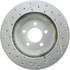227.61044L by CENTRIC - Select Sport Drilled & Slotted Rotor, Left