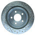 227.61046R by CENTRIC - Select Sport Drilled & Slotted Rotor, Right