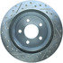 227.61046L by CENTRIC - Select Sport Drilled & Slotted Rotor, Left