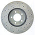 227.61049R by CENTRIC - Select Sport Drilled & Slotted Rotor, Right