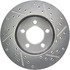 227.61051R by CENTRIC - Select Sport Drilled & Slotted Rotor, Right