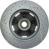 227.61053L by CENTRIC - Select Sport Drilled & Slotted Rotor, Left