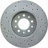 227.61057L by CENTRIC - Select Sport Drilled & Slotted Rotor, Left