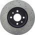 128.04002R by CENTRIC - Cross Drilled Rotor
