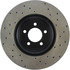 128.20023R by CENTRIC - Cross Drilled Rotor
