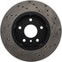 128.22003R by CENTRIC - Cross Drilled Rotor