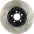 128.22007R by CENTRIC - Cross Drilled Rotor