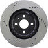 128.23000 by CENTRIC - Centric Premium OE Style Drilled Brake Rotor