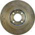 Centric 128.33028L Disc Brake Rotor Cross Drilled Rotor