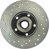 128.33035L by CENTRIC - Cross Drilled Rotor