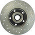 128.33035R by CENTRIC - Cross Drilled Rotor