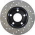 Centric 128.33038CL Disc Brake Rotor Sportstop Cryo Sport Drilled Rotor, Left