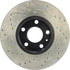 Centric 128.33039CL Disc Brake Rotor Sportstop Cryo Sport Drilled Rotor, Left