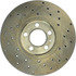 128.33049R by CENTRIC - Sport Cross Drilled Brake Rotor, Right