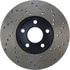 128.33055R by CENTRIC - Cross Drilled Rotor