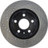 Centric 128.33056CL Disc Brake Rotor Sportstop Cryo Sport Drilled Rotor, Left