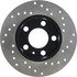 128.33057R by CENTRIC - Cross Drilled Rotor