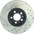 128.33059L by CENTRIC - Cross Drilled Rotor