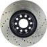 Centric 128.33065R Disc Brake Rotor Cross Drilled Rotor