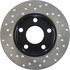 128.33047L by CENTRIC - Cross Drilled Rotor