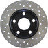 128.33047R by CENTRIC - Cross Drilled Rotor