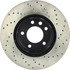 128.33079R by CENTRIC - Cross Drilled Rotor