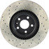 128.33087L by CENTRIC - Cross Drilled Rotor