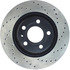 Centric 128.33088CL Disc Brake Rotor Sportstop Cryo Sport Drilled Rotor, Left