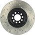 128.33093R by CENTRIC - Cross Drilled Rotor
