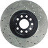 Centric 128.33096CR Disc Brake Rotor Sportstop Cryo Sport Drilled Rotor, Right
