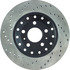 128.33102L by CENTRIC - Cross Drilled Rotor