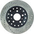 128.33102R by CENTRIC - Cross Drilled Rotor