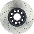 128.33103R by CENTRIC - Cross Drilled Rotor