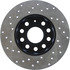 128.33105L by CENTRIC - Cross Drilled Rotor