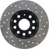 128.33105R by CENTRIC - Cross Drilled Rotor
