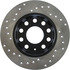 128.33108L by CENTRIC - Cross Drilled Rotor