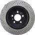 128.33109L by CENTRIC - Cross Drilled Rotor