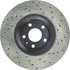 128.33111R by CENTRIC - Cross Drilled Rotor