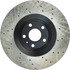 128.33120R by CENTRIC - Cross Drilled Rotor