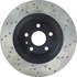 128.33121R by CENTRIC - Cross Drilled Rotor