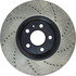 128.33123R by CENTRIC - Cross Drilled Rotor