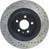 128.33125CR by CENTRIC - Sportstop Cryo Sport Drilled Rotor, Right